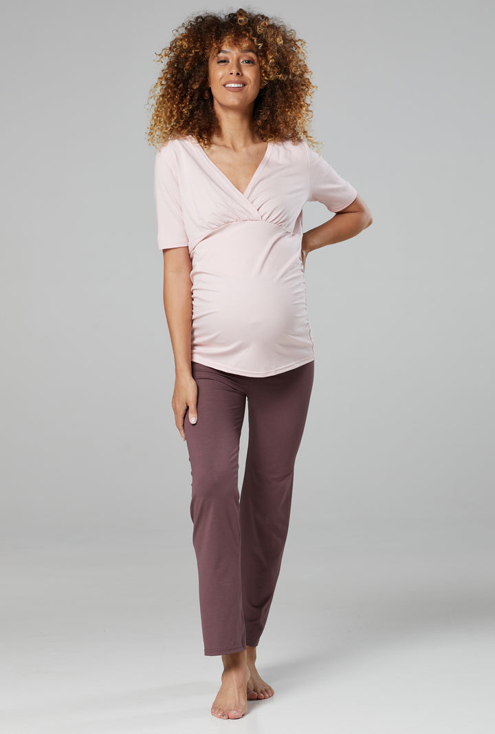 Piżama ciążowa z funkcją karmienia