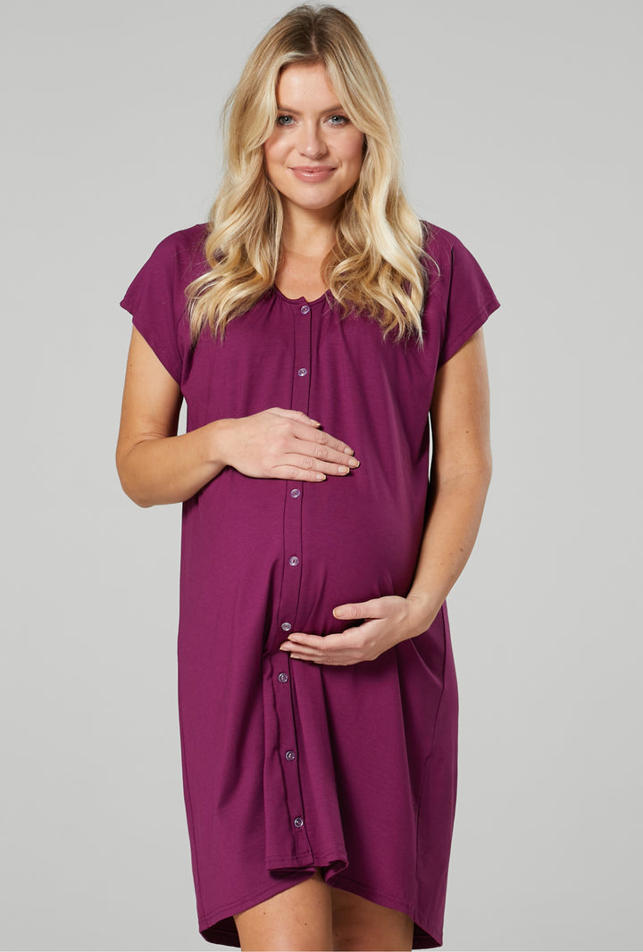 Zestaw: Koszula Ciążowa do Porodu i Karmienia 2PAK