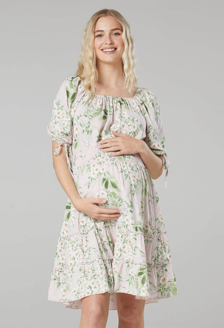 Sukienka ciążowa w kwiatki