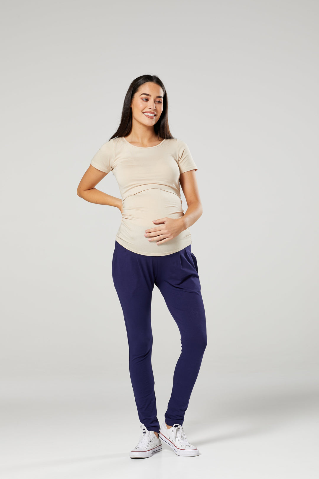 Bawełniane Spodnie dla Kobiet w Ciąży