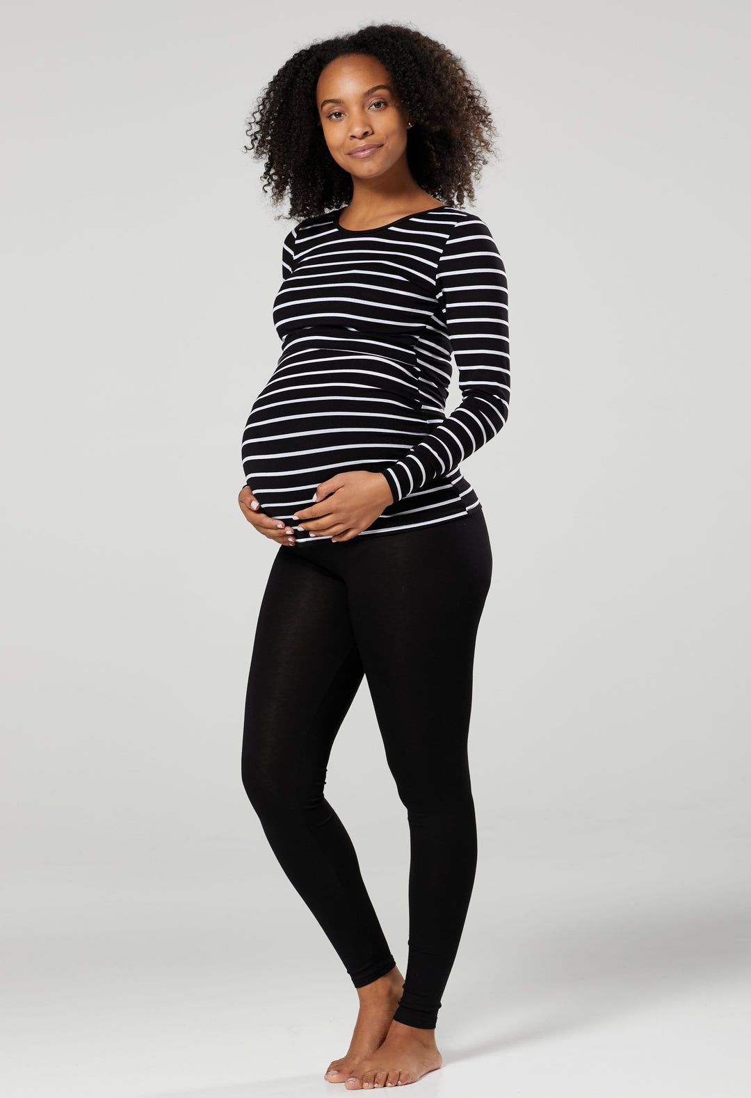 2 częściowa piżama ciążowa z funkcją karmienia