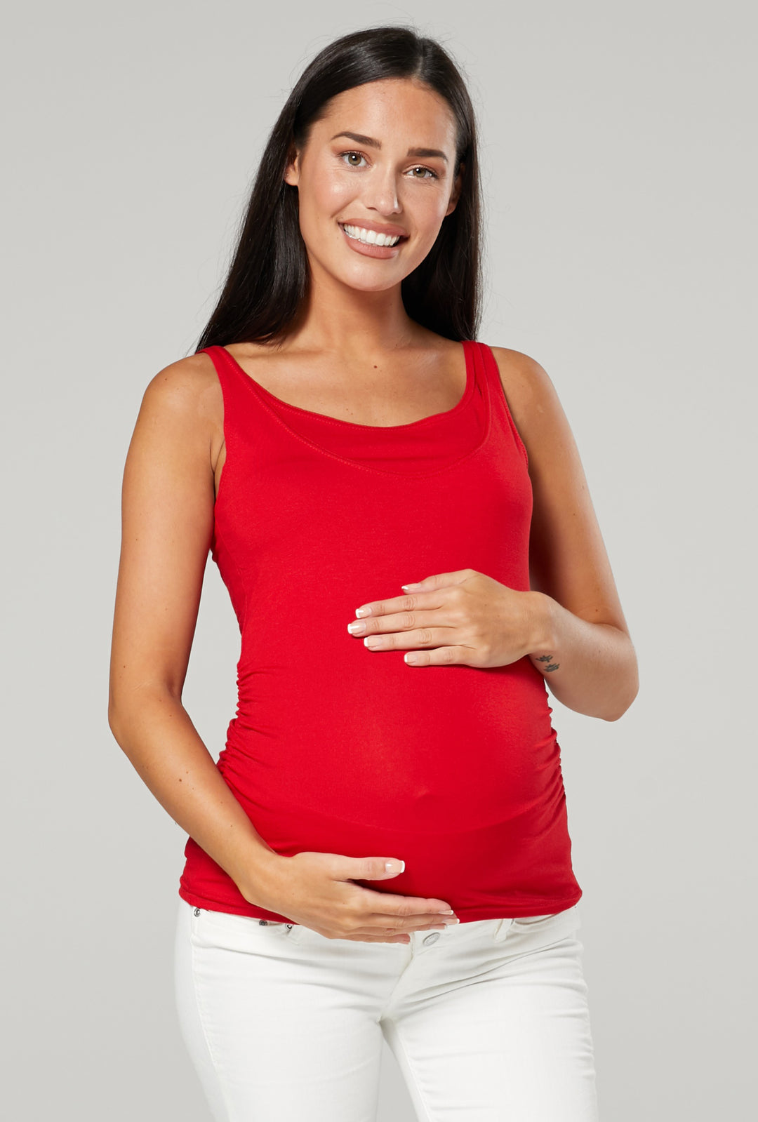 Ciążowa bluzka na ramiączkach