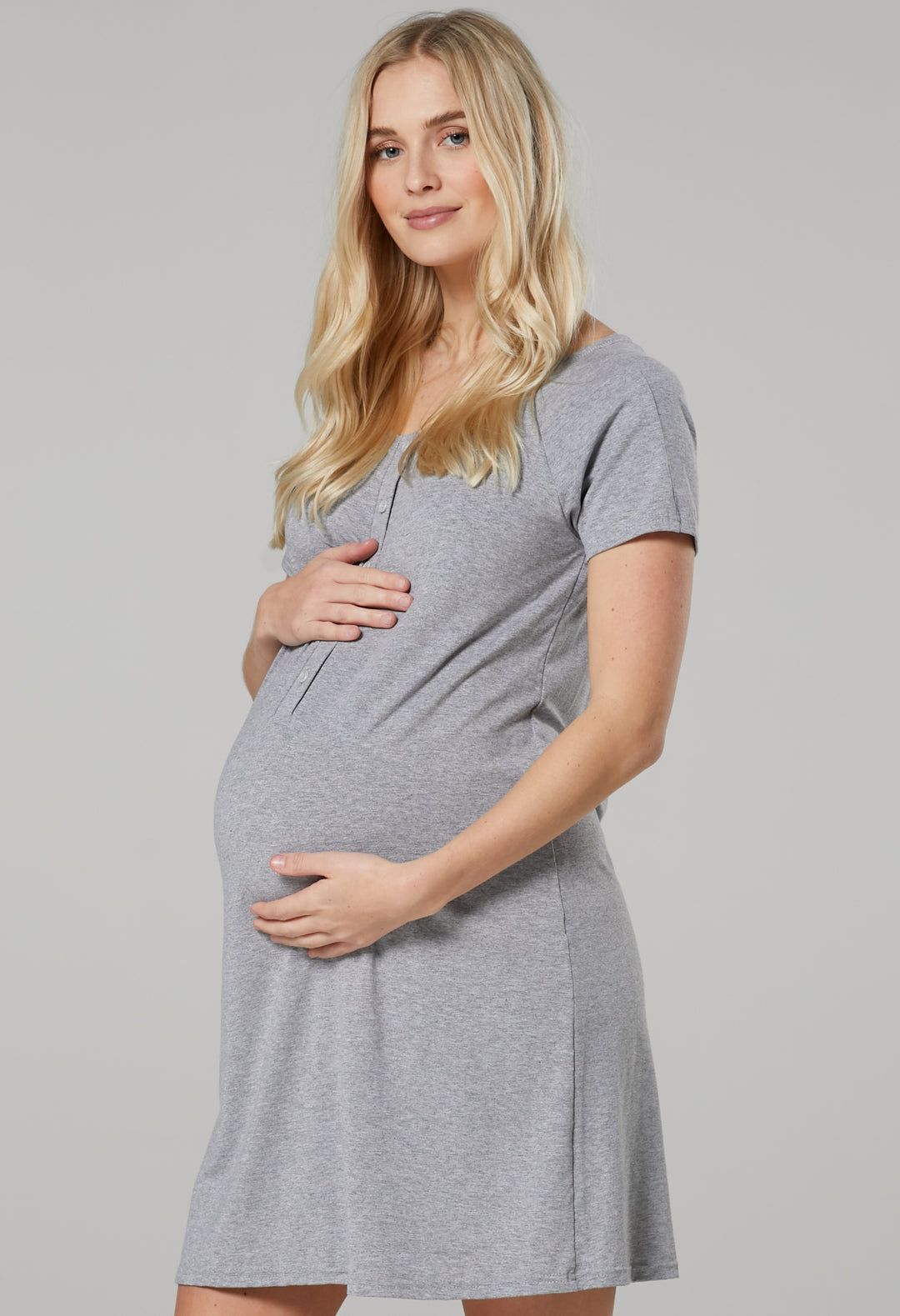 Ciążowy Zestaw: Koszula do Porodu, Szlafrok i Kocyk dla Dziecka